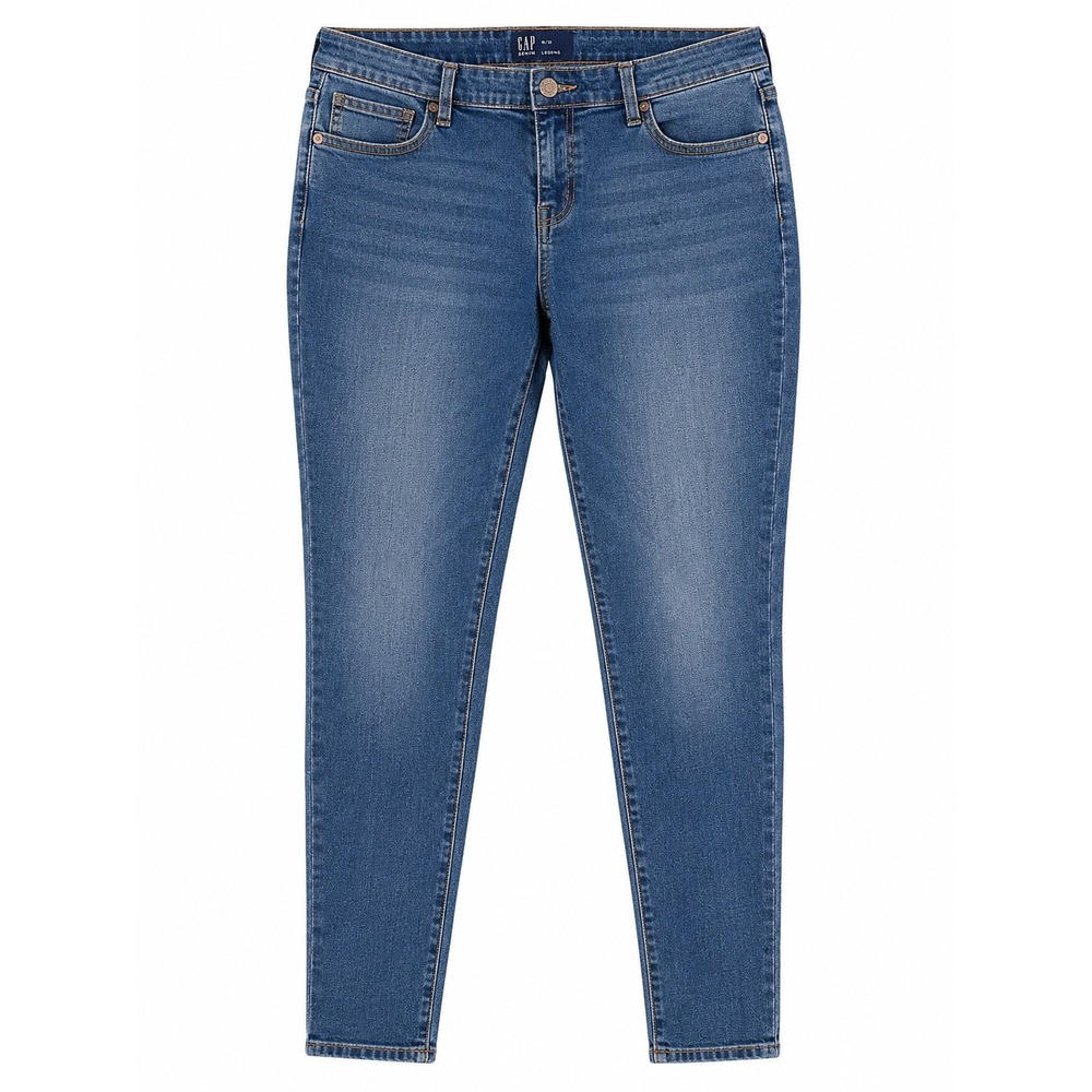 Gap Denim Legging Womens 16/33 Medium Wash Blue Mid Rise Skinny Stretch Jeans
